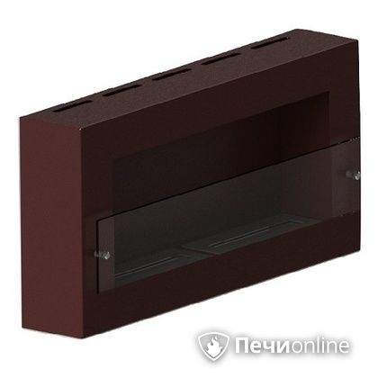 Биокамин ЭкоЛайф Window Fat II Glass black burgundy Арома в Курске